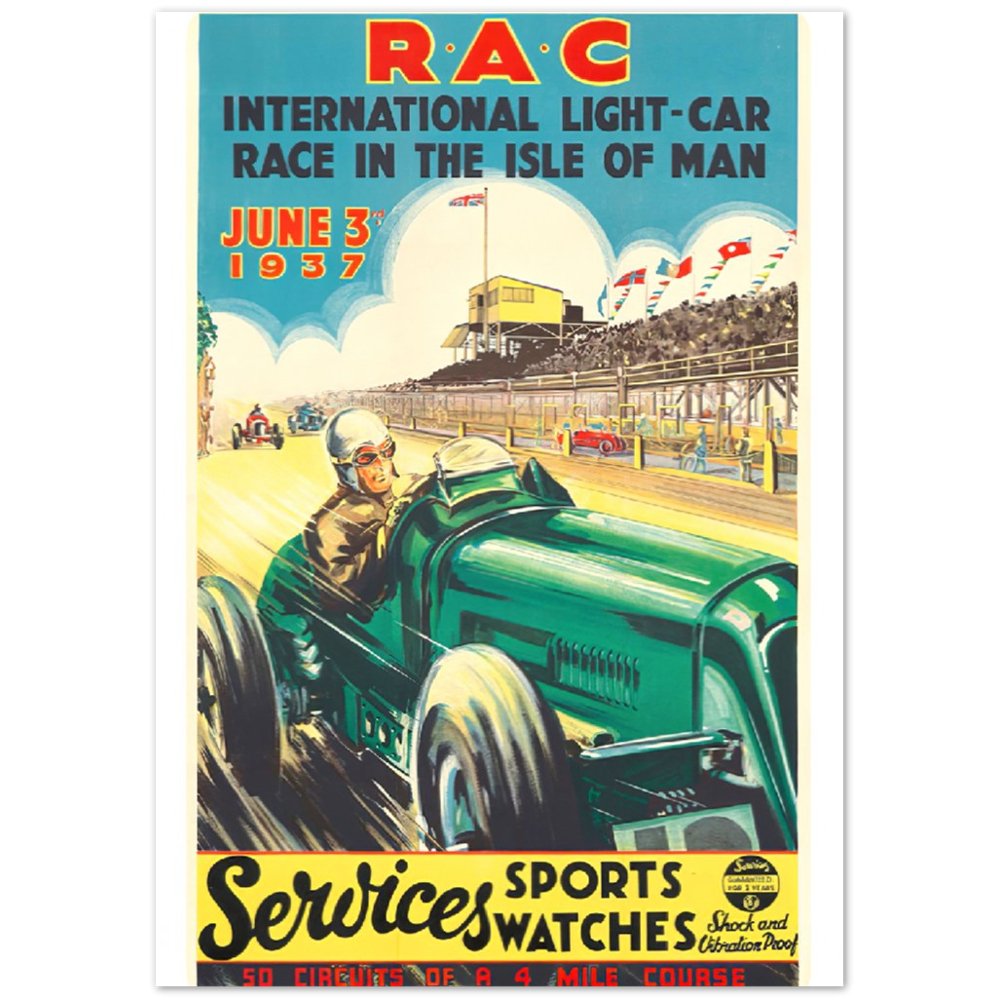 Vintage Poster on Premium Matte Paper - Posterify