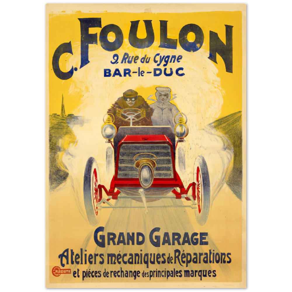 Vintage Poster on Premium Matte Paper - Posterify