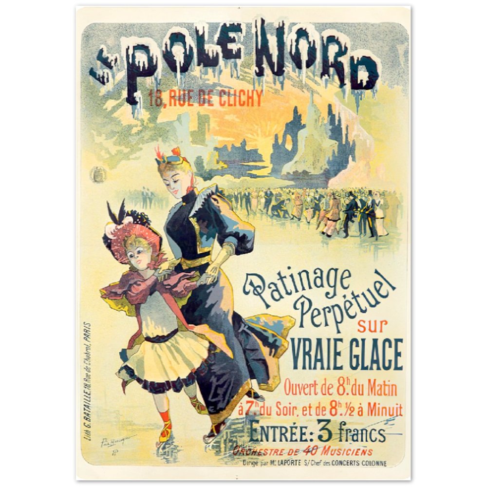 Vintage Poster on Premium Matte Paper - Posterify