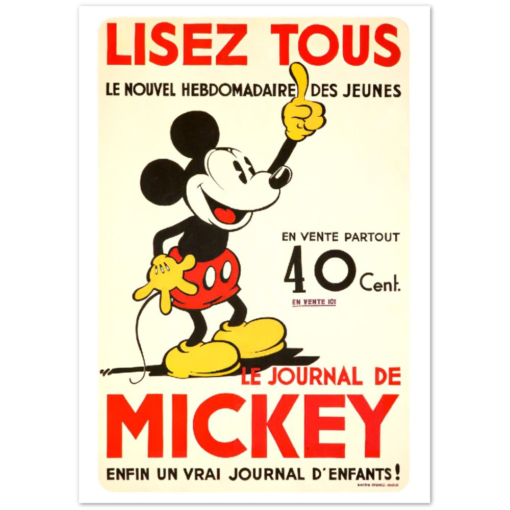 Vintage Poster on Premium Matte Paper - Posterify