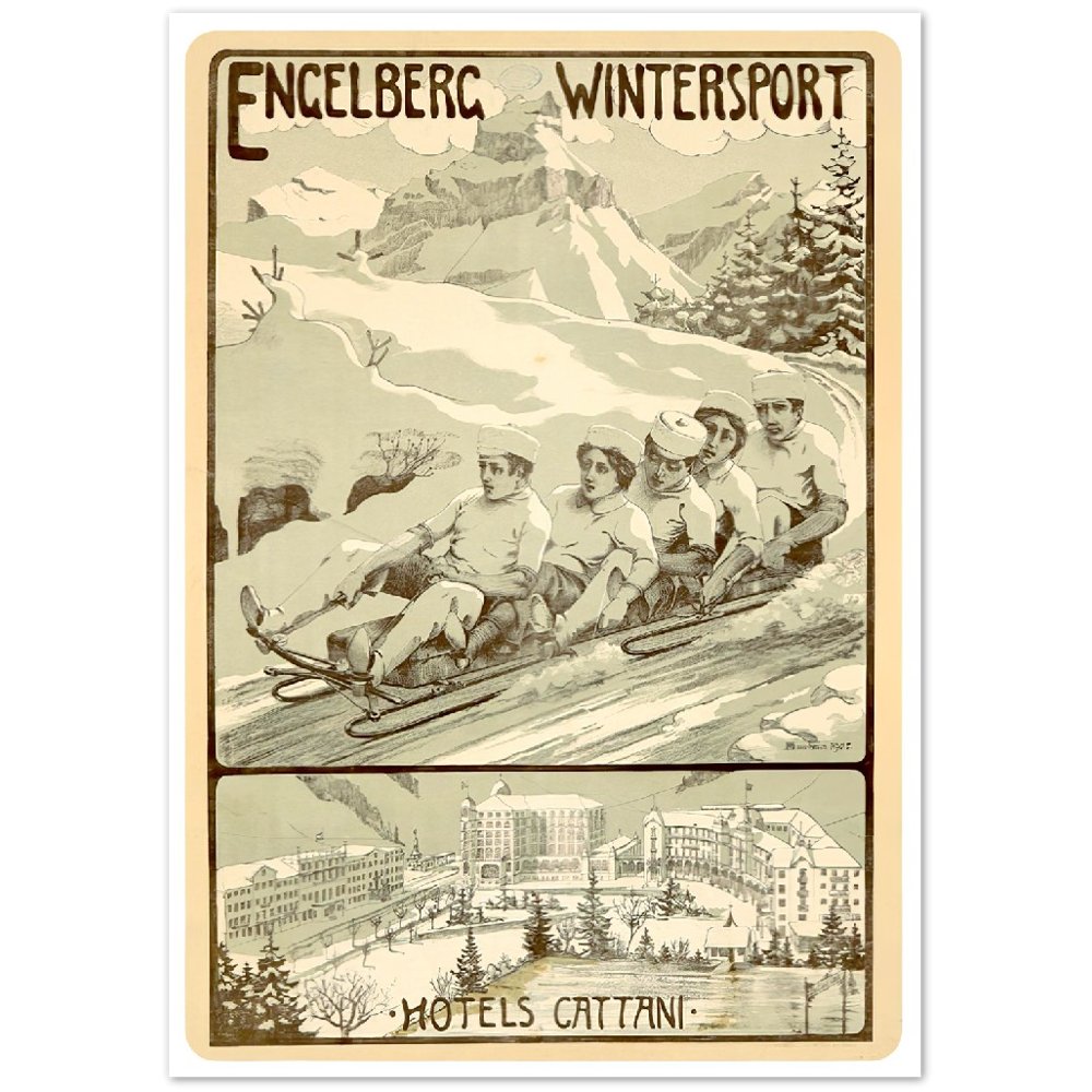 Vintage Poster on Premium Matte Paper - Posterify