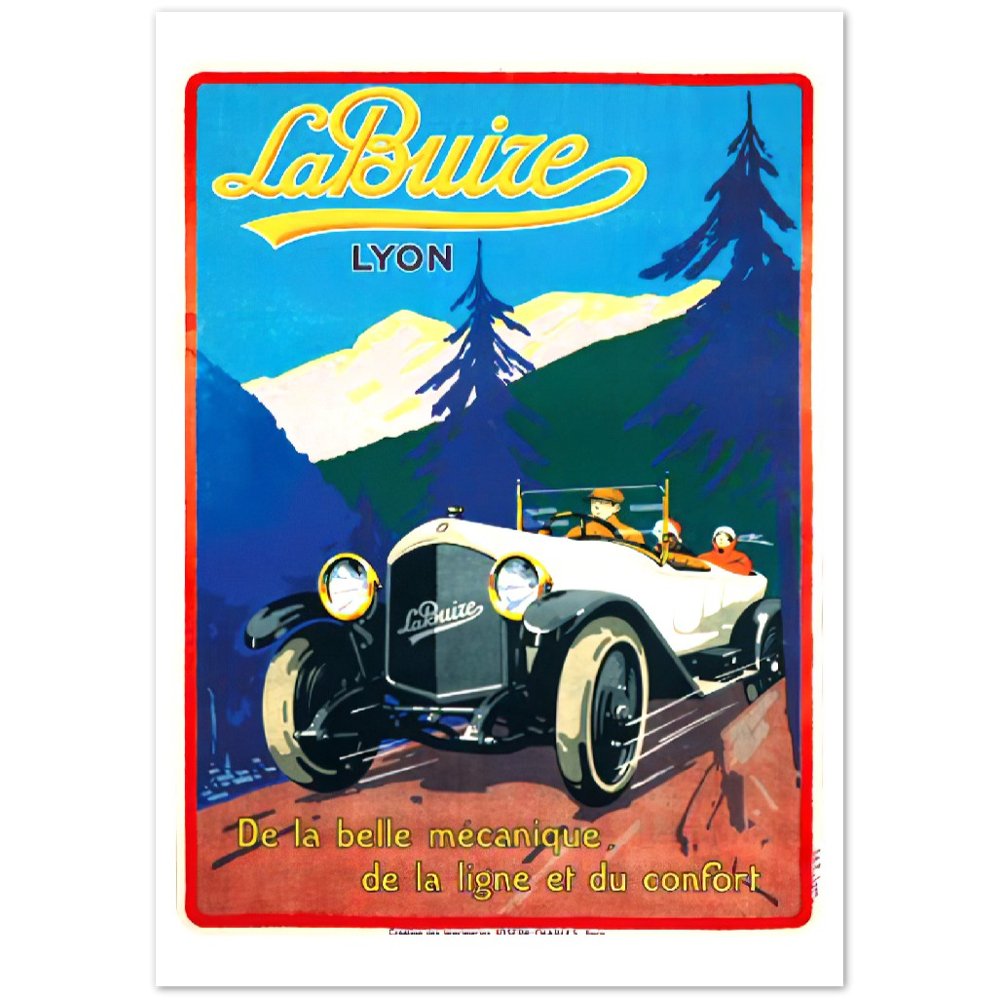 Vintage Poster on Premium Matte Paper - Posterify