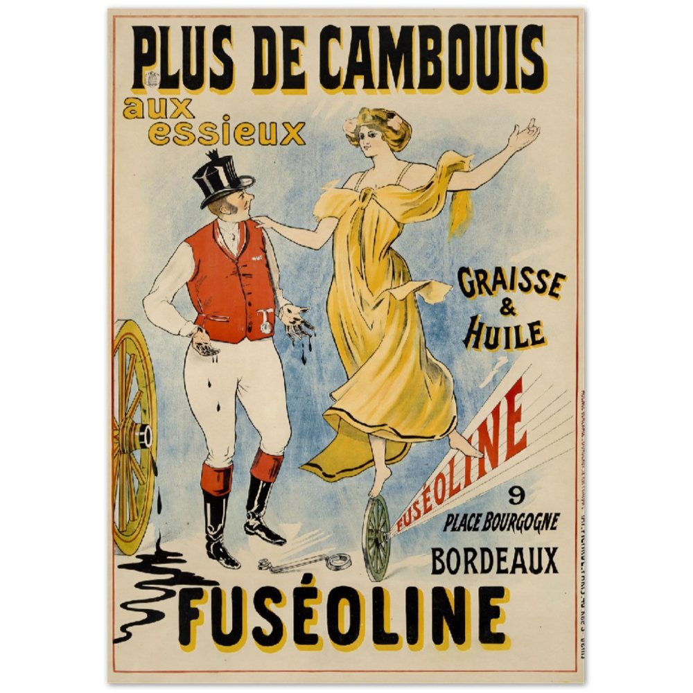 Vintage Poster on Premium Matte Paper - Posterify