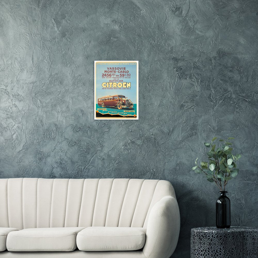 Vintage Poster on Premium Matte Paper - Posterify