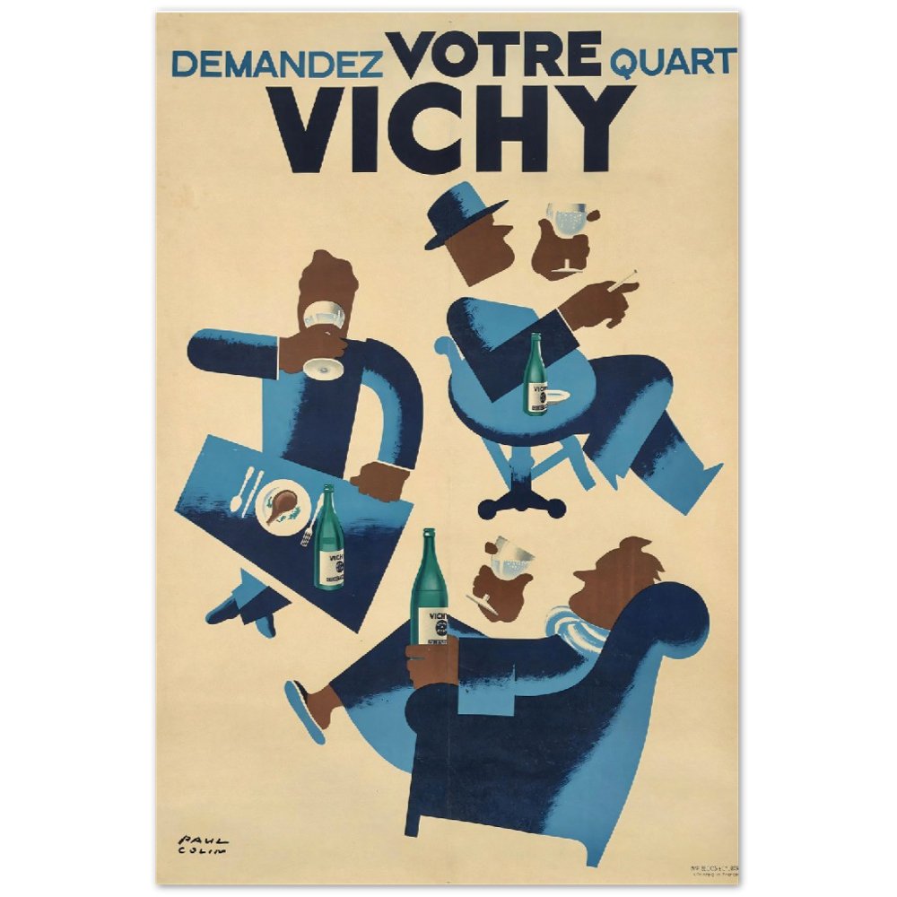 Vintage Poster on Premium Matte Paper - Posterify