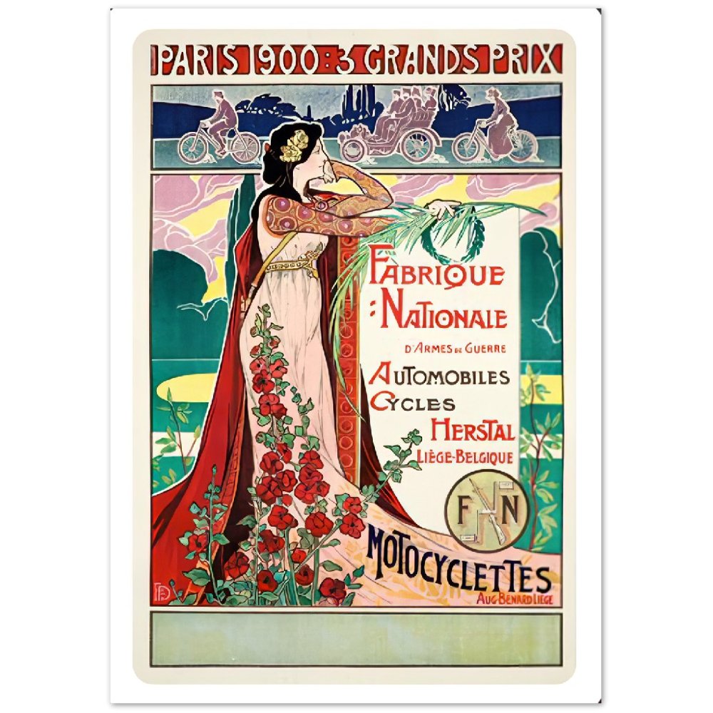 Vintage Poster on Premium Matte Paper - Posterify