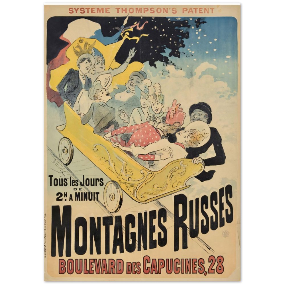 Vintage Poster on Premium Matte Paper - Posterify