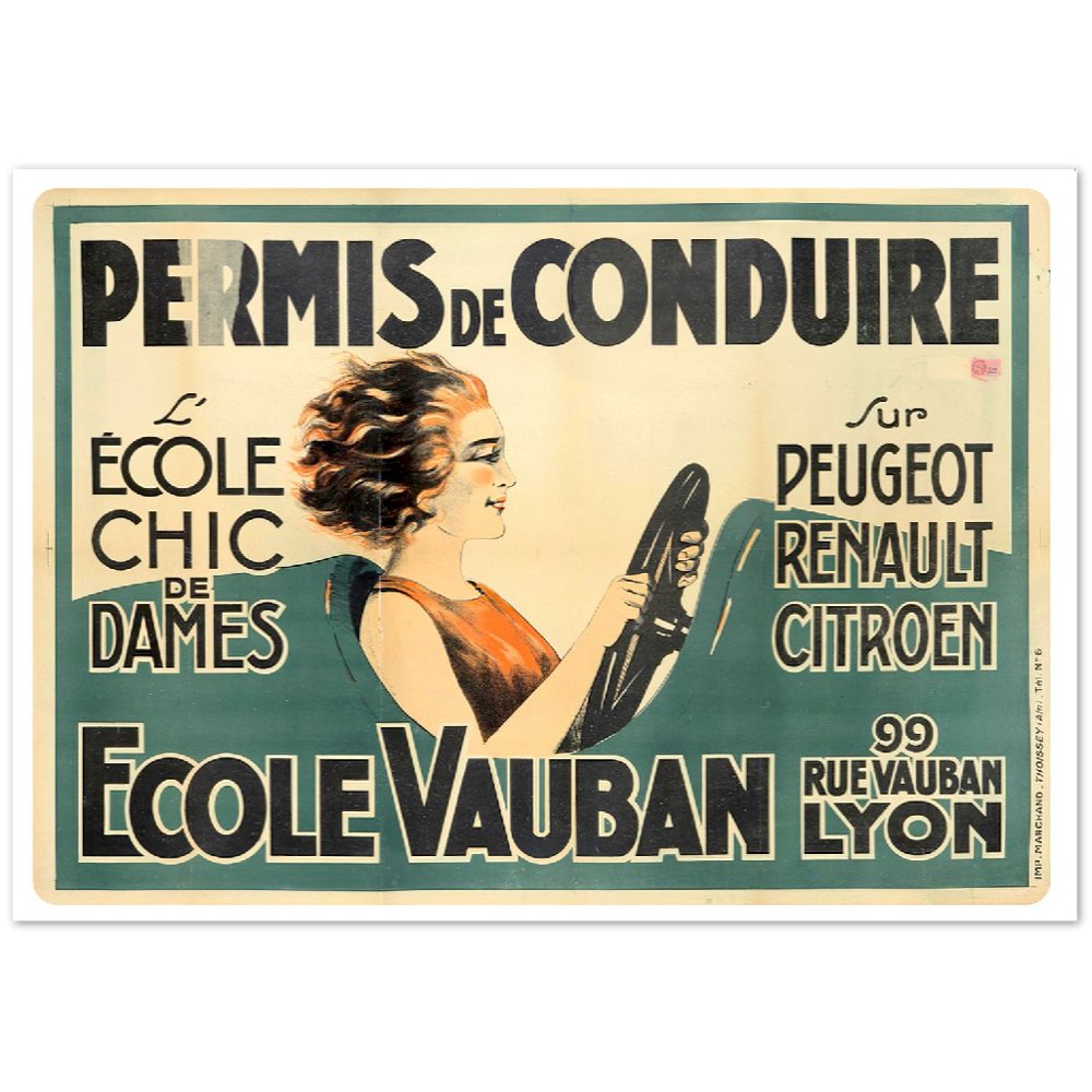 Vintage Poster on Premium Matte Paper - Posterify