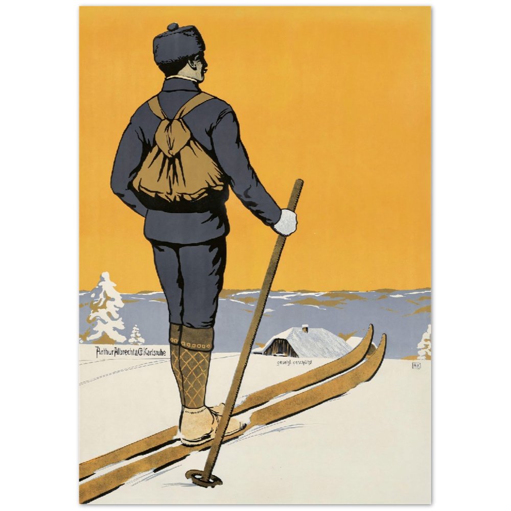 Vintage Poster on Premium Matte Paper - Posterify