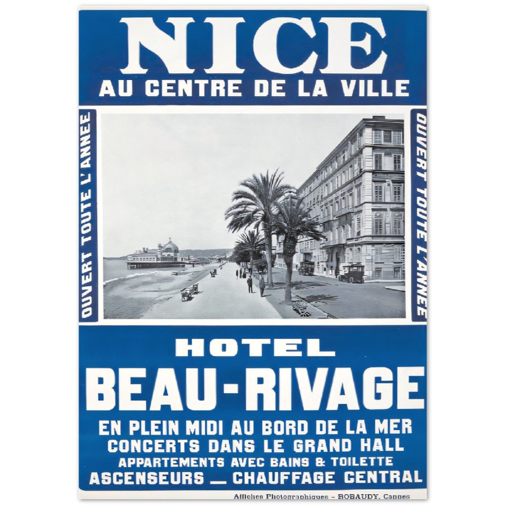 Vintage Poster on Premium Matte Paper - Posterify