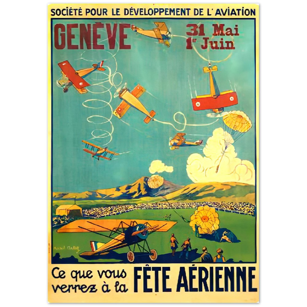 Vintage Poster on Premium Matte Paper - Posterify