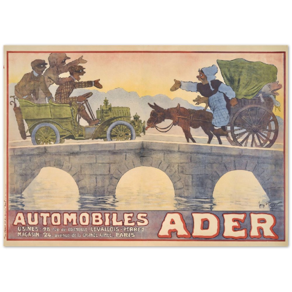 Vintage Poster on Premium Matte Paper - Posterify