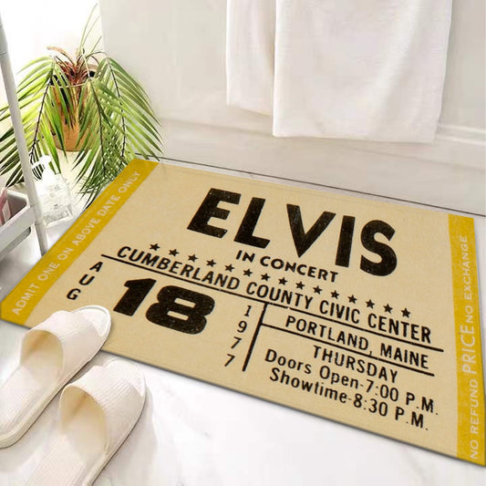 Door Mat 'Elvis Original Ticket' - Posterify
