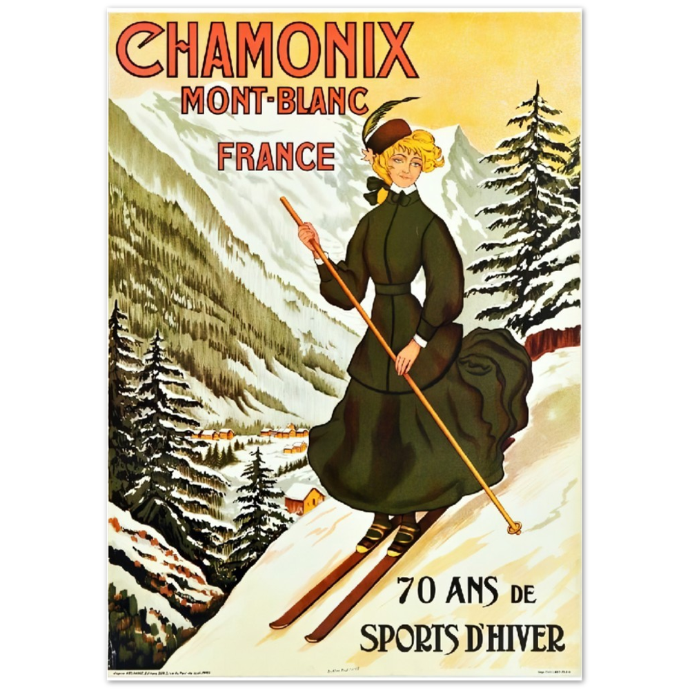 Vintage Poster on Premium Matte Paper - Posterify