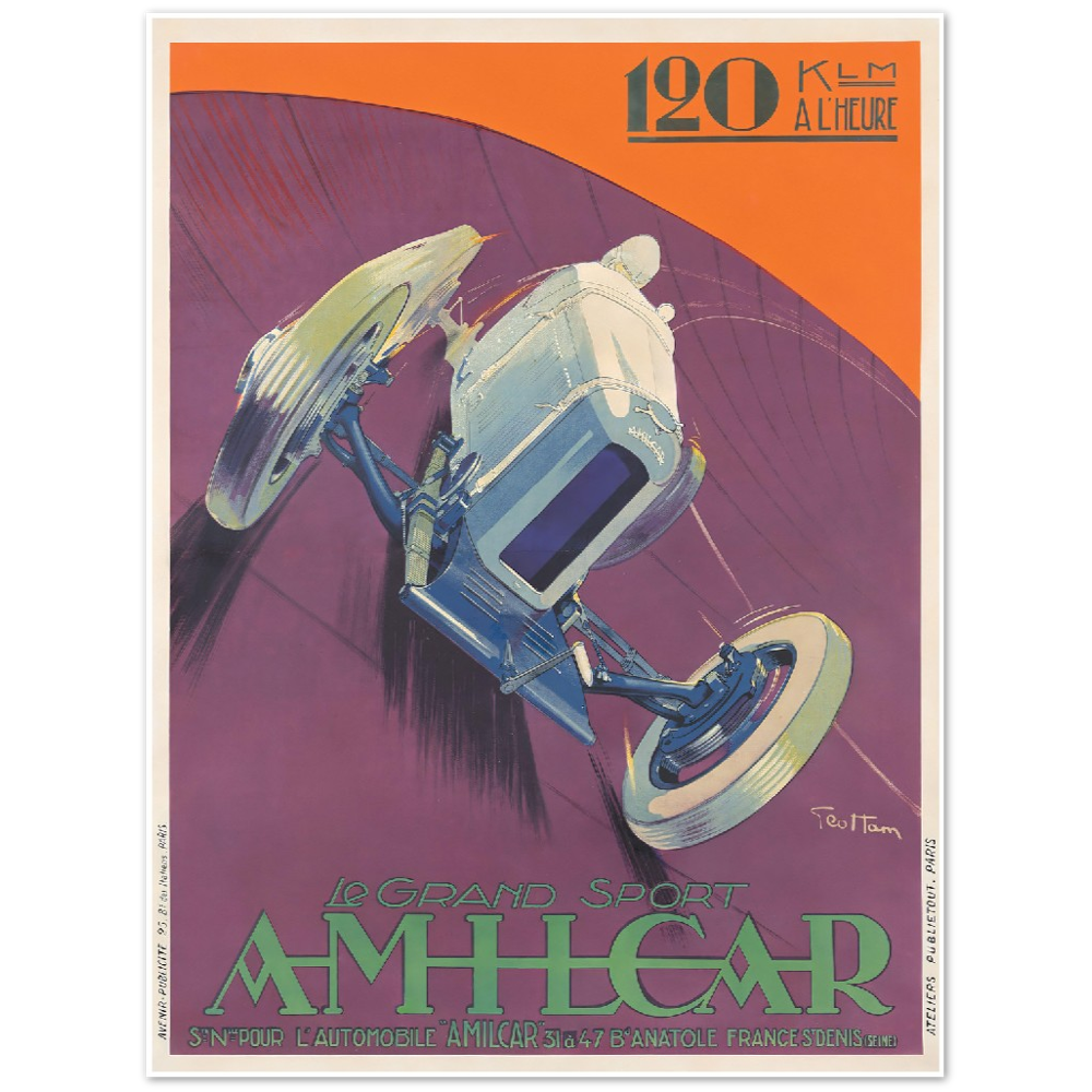 Vintage Poster Print on Premium Matte Paper - Posterify