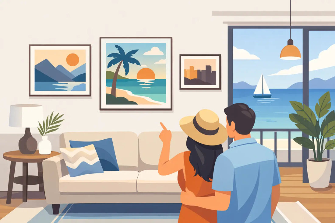 Wall Art for Vacation Rentals Guests Remember