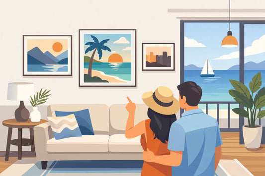 Wall Art for Vacation Rentals Guests Remember