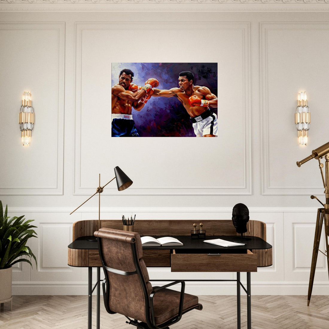 How to Style Office Wall Art That Works