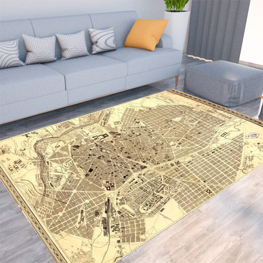 A city map of Madrid 1890 on your floor!