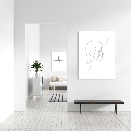 Minimalism can be so fulfilling, check out our new art canvas
