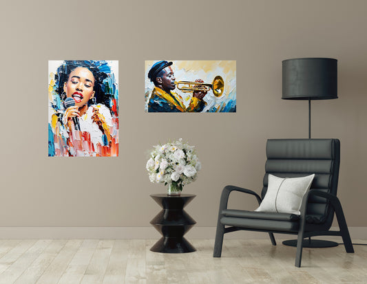 Bring music into your world with a canvas print.
