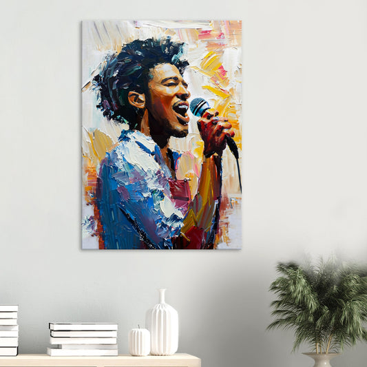 Canvas Print Singer abstract art by Posterify design - Posterify
