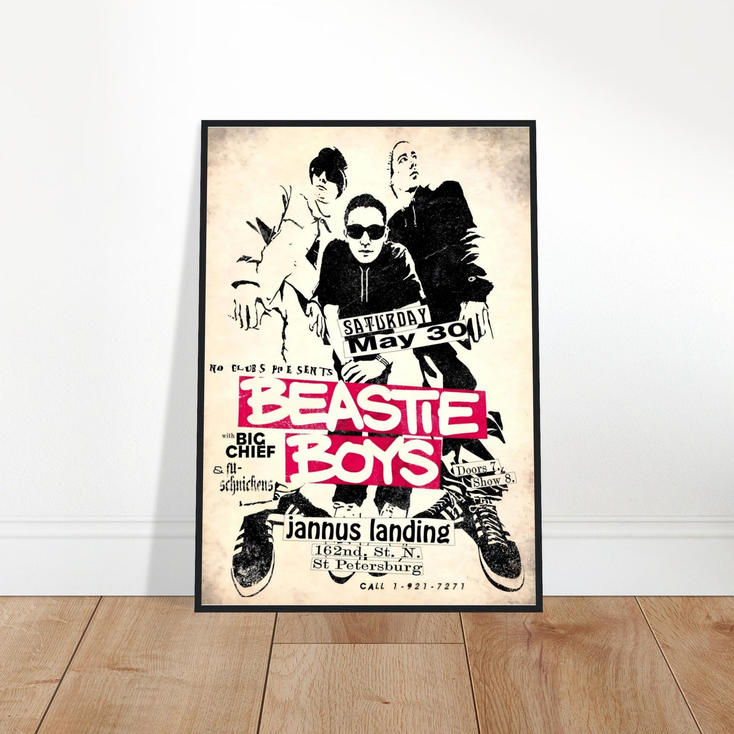 Bestie Boys Vintage Poster Reprint on Premium Matte Paper - Posterify