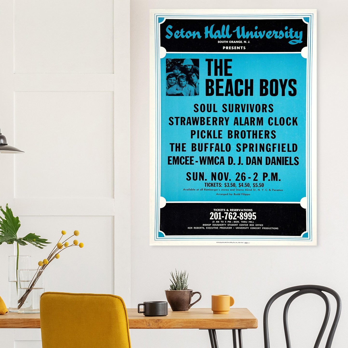 Beach Boys Vintage Poster Reprint on Premium Matte Paper - Posterify