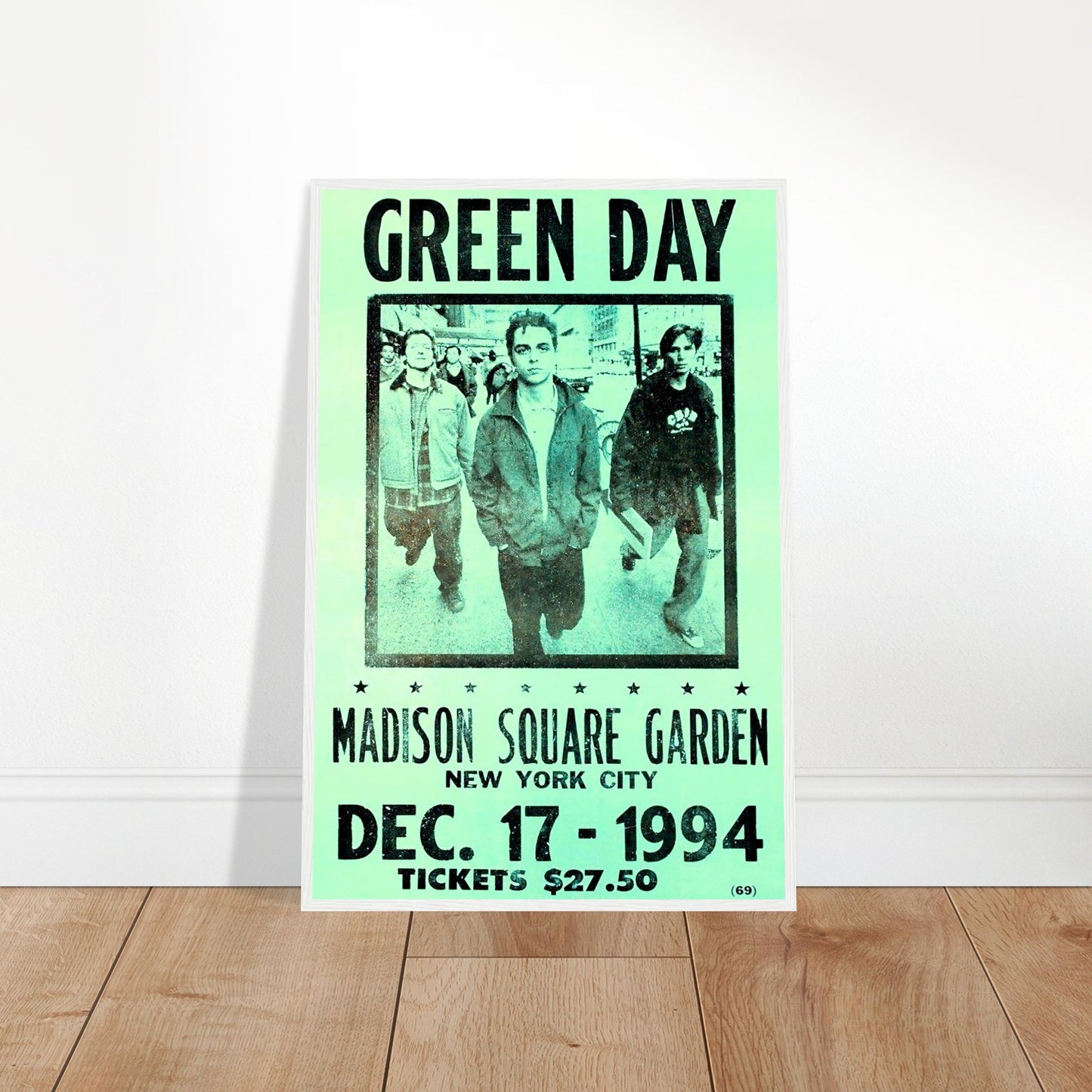 Green Day Vintage Poster reprint on Premium Poster Matte Paper - Posterify