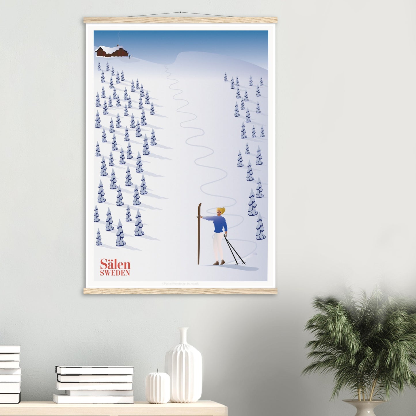 Sälen, Sweden, by Posterify Design, Poster Print on Premium Matte Paper