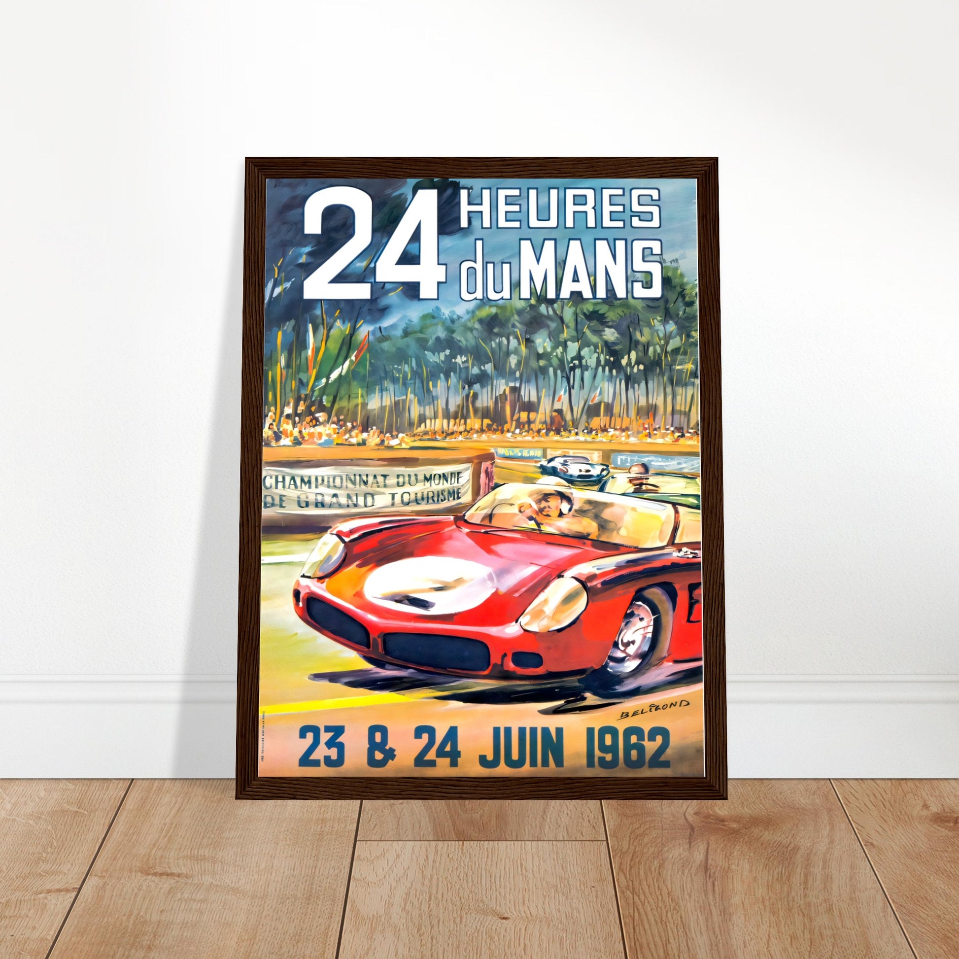 Le Mans Vintage Poster Reprint on Premium Matte Paper - Posterify