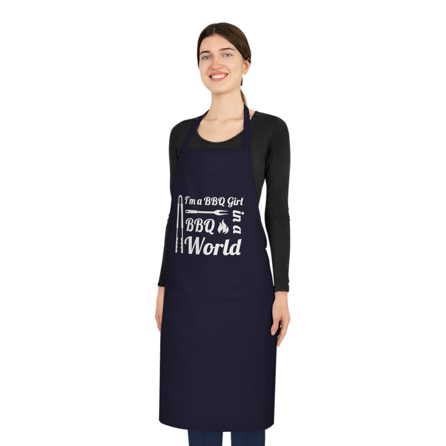 I'm A BBQ Girl in a BBQ World, Cotton Apron