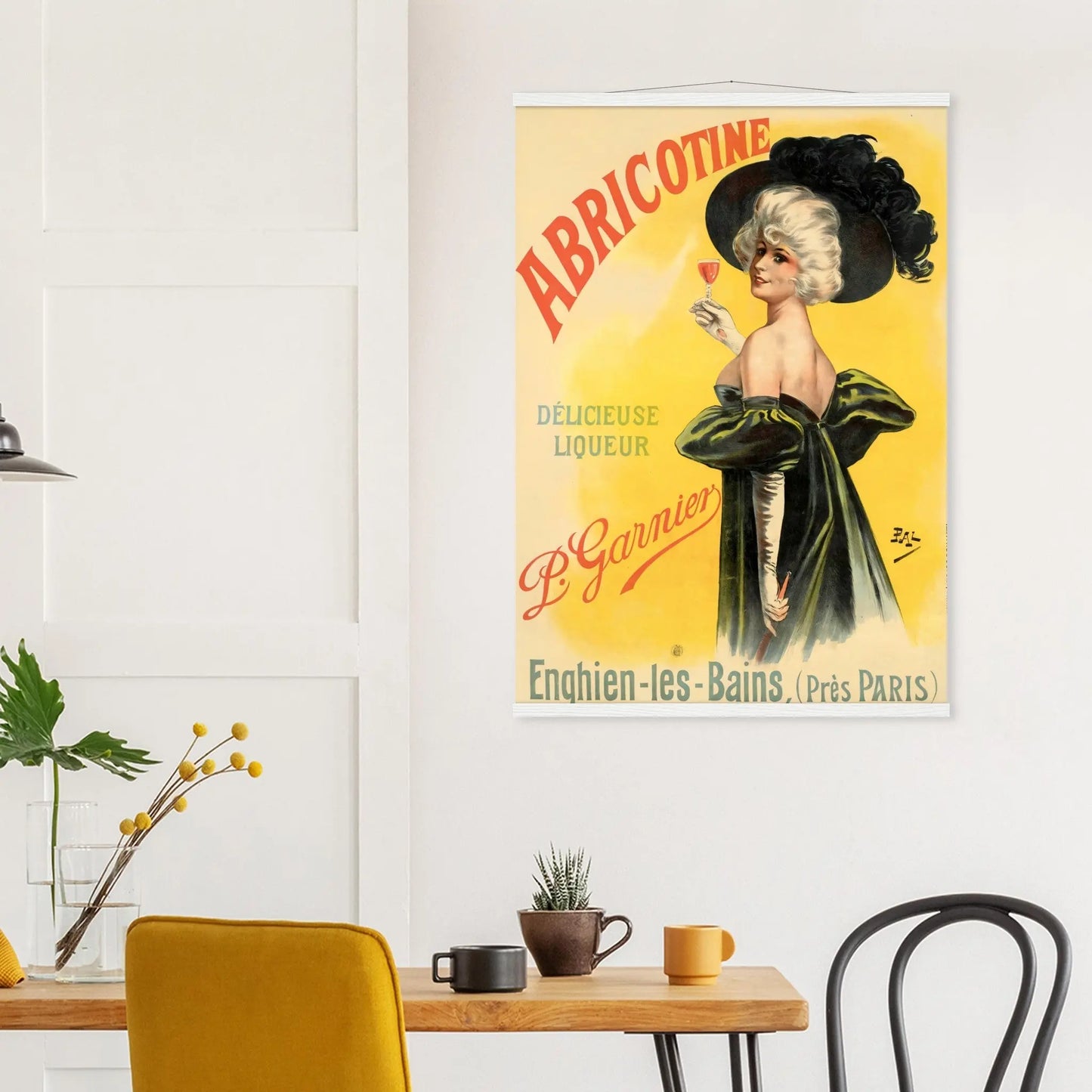 Abricotine Vintage Poster reprint on premium matte paper - Posterify