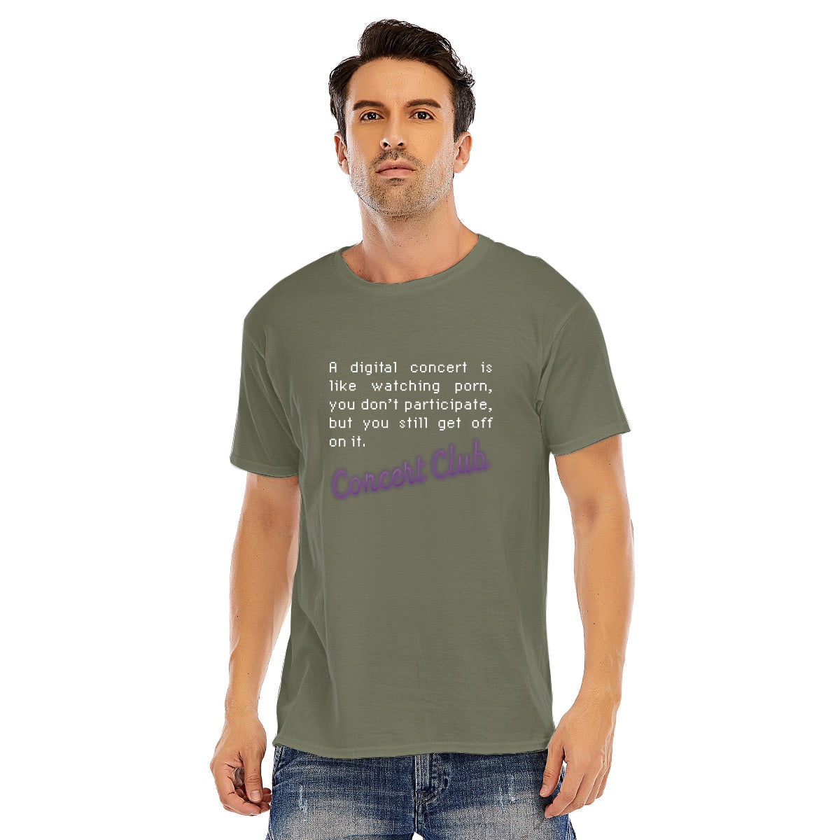 Concert Club Unisex O-neck Short Sleeve T-shirt | 180GSM Cotton (DTF)