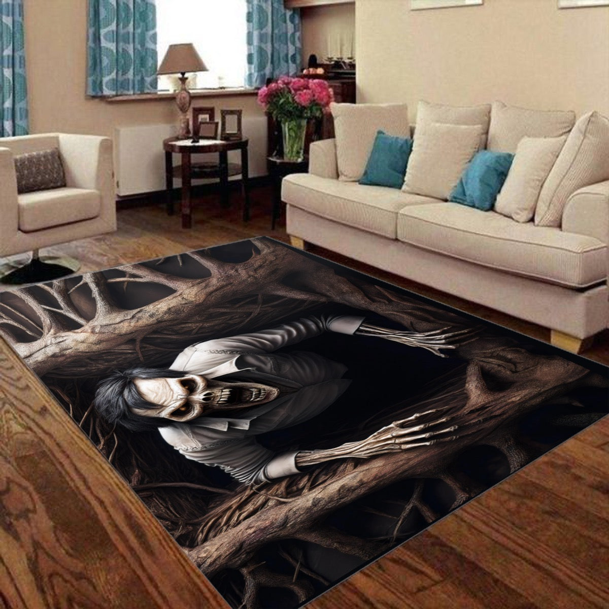 Halloween Zombie Floor Mat