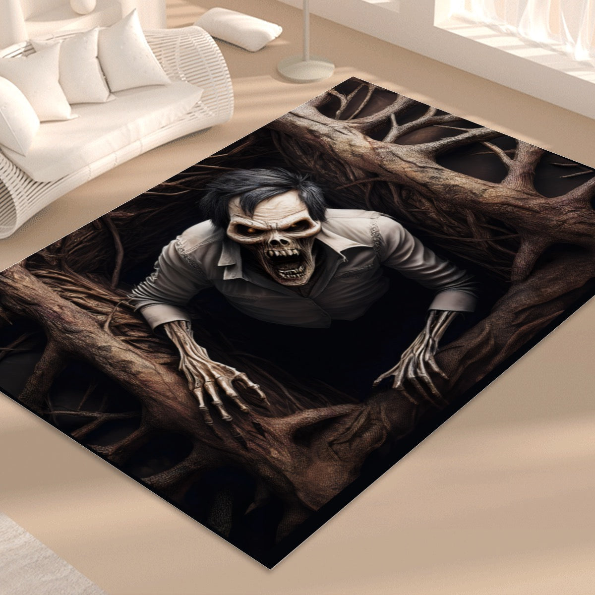 Halloween Zombie Floor Mat