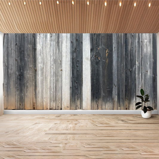 Sea Worn Wood, Mega Size Wall Sticker 487x236cm