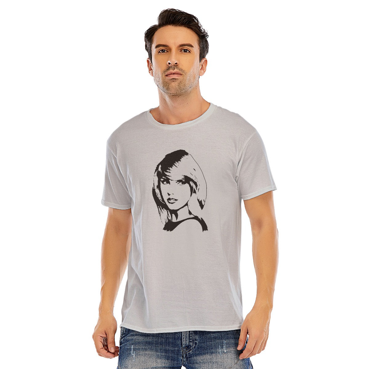 Taylor Swift Unisex O-neck Short Sleeve T-shirt | 180GSM Cotton (DTF)