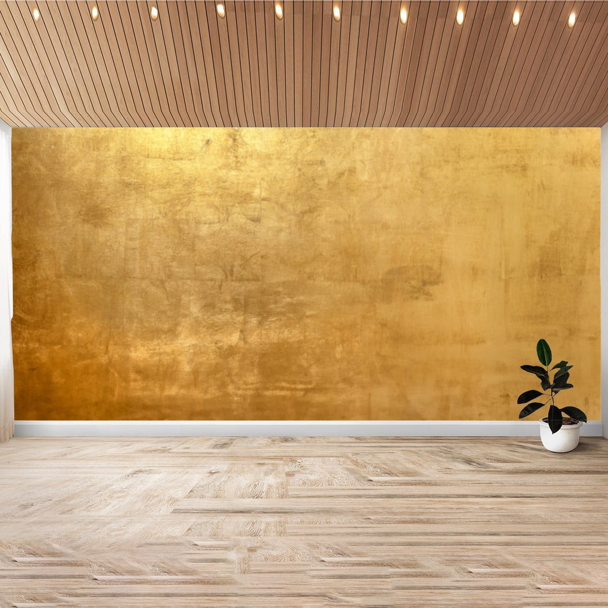 Gold Mega Size Wall Sticker