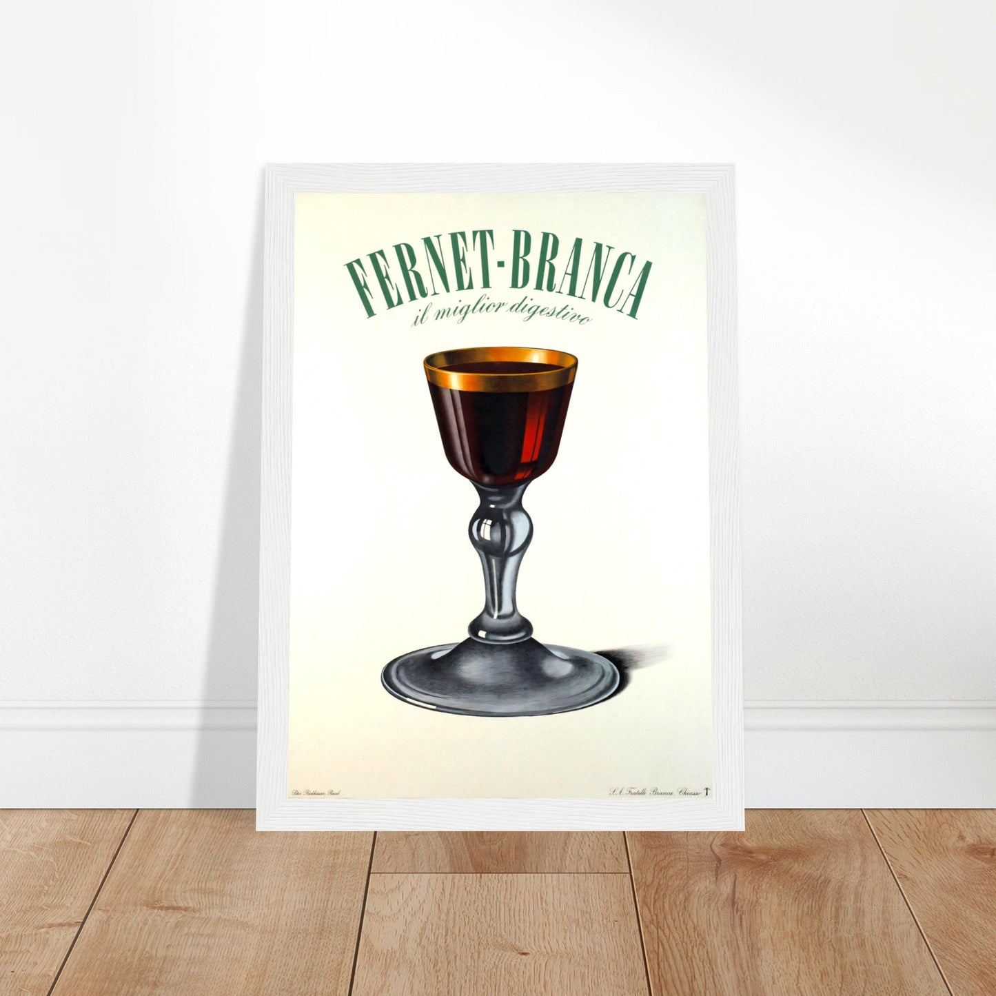 Vintage Poster Reprint, Fernet Branca, Wall Art on Premium Paper - Posterify