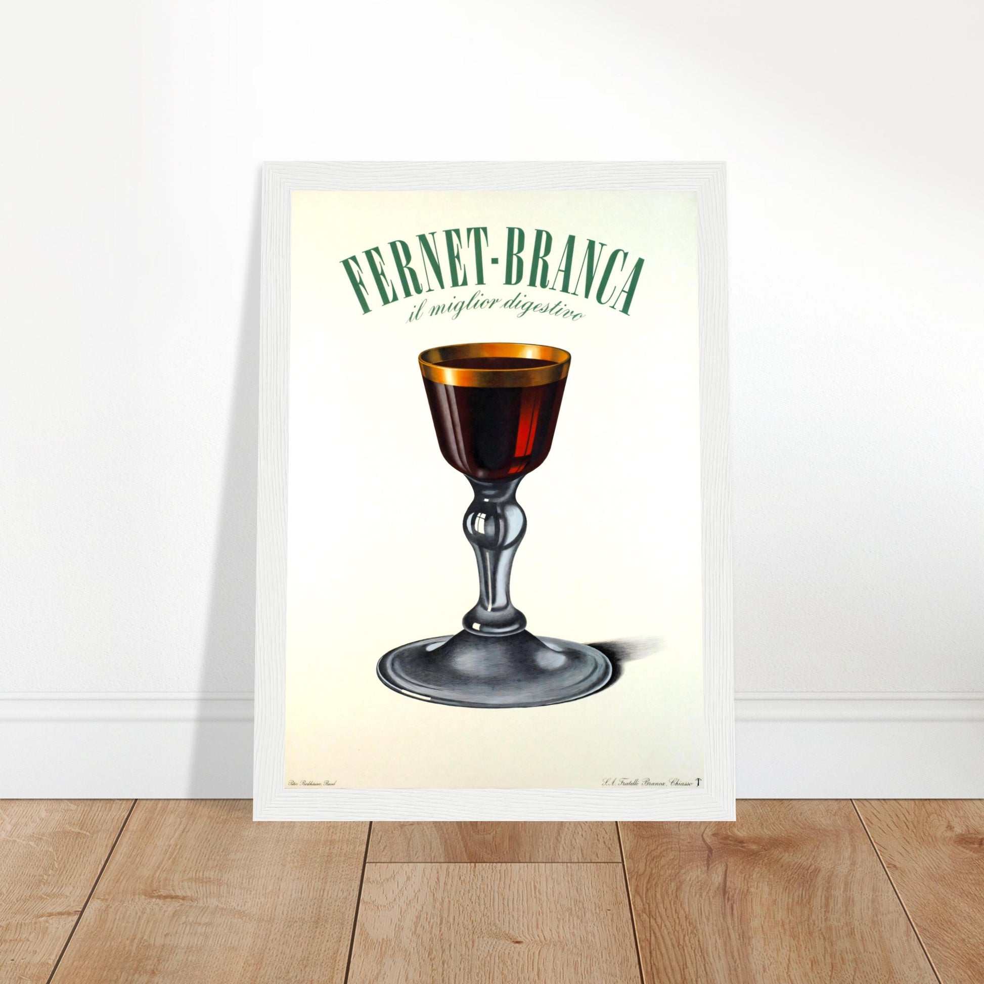 Vintage Poster Reprint, Fernet Branca, Wall Art on Premium Paper - Posterify