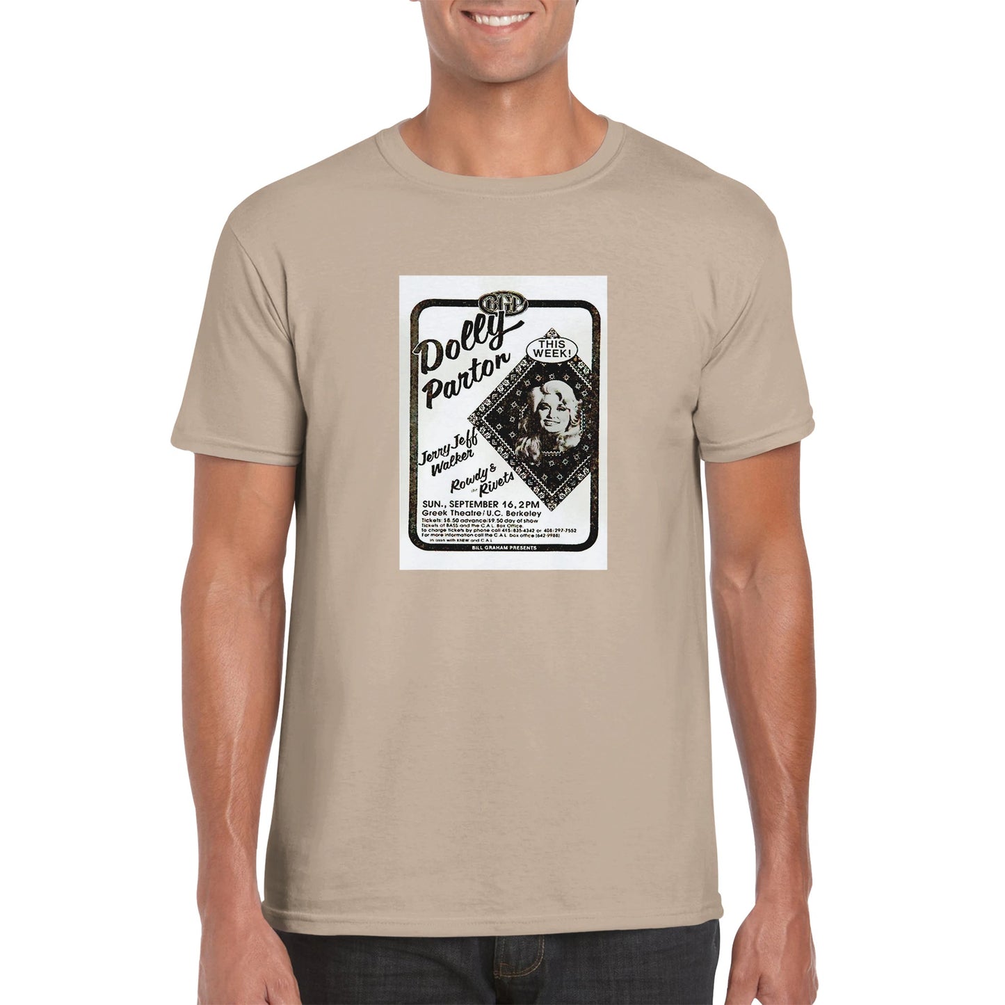 Dolly Parton Classic Unisex Crewneck T-shirt - Posterify