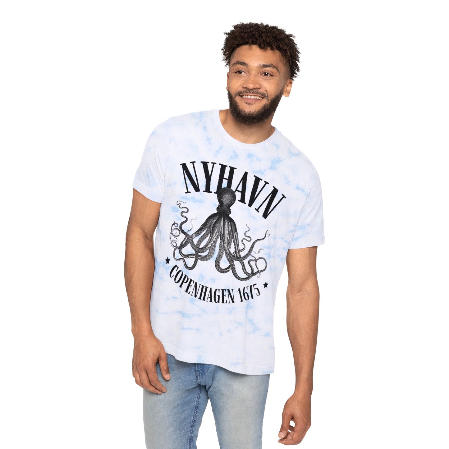 Copenhagen Unisex FWD Fashion Tie-Dyed T-Shirt