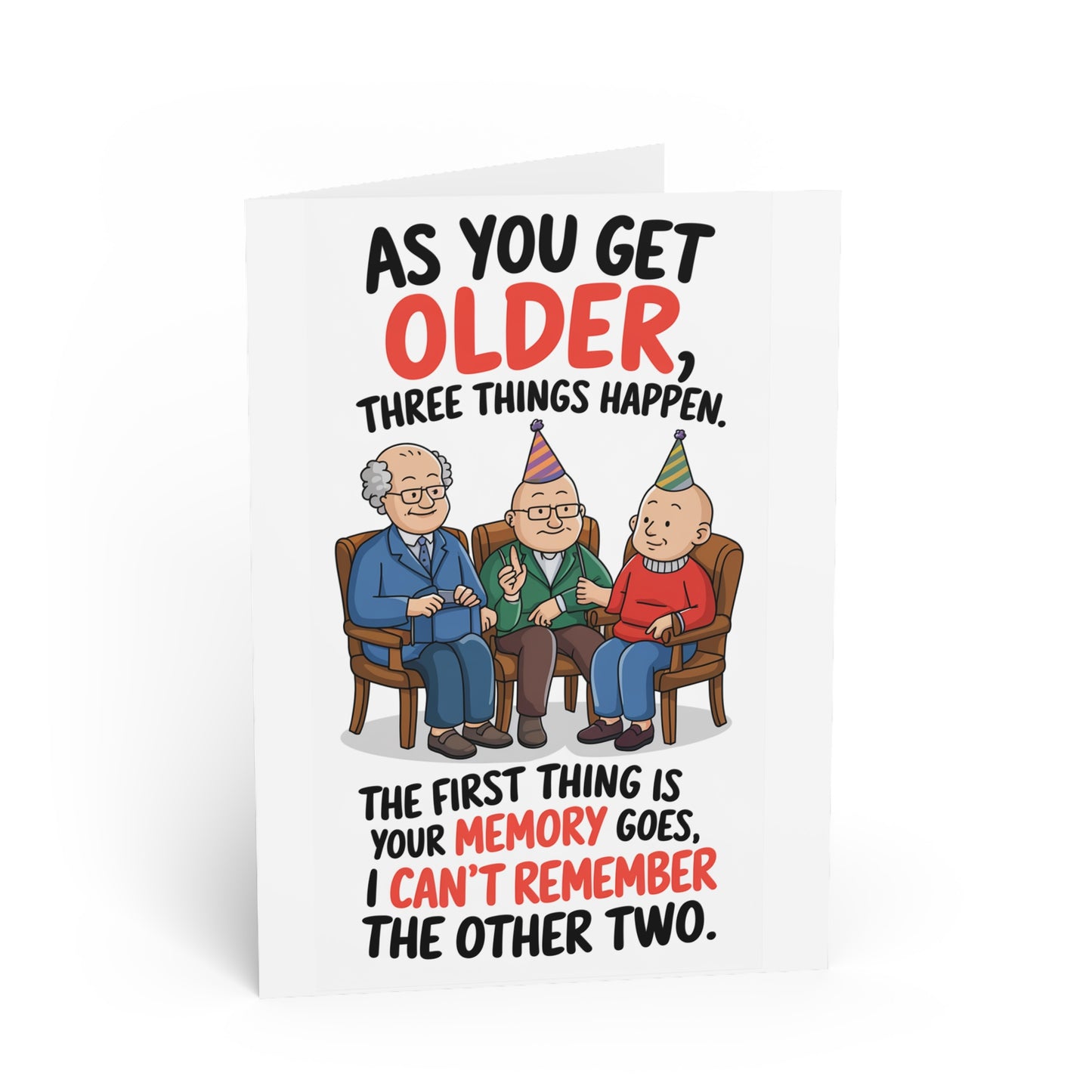 Funny Birthday Greeting Card.