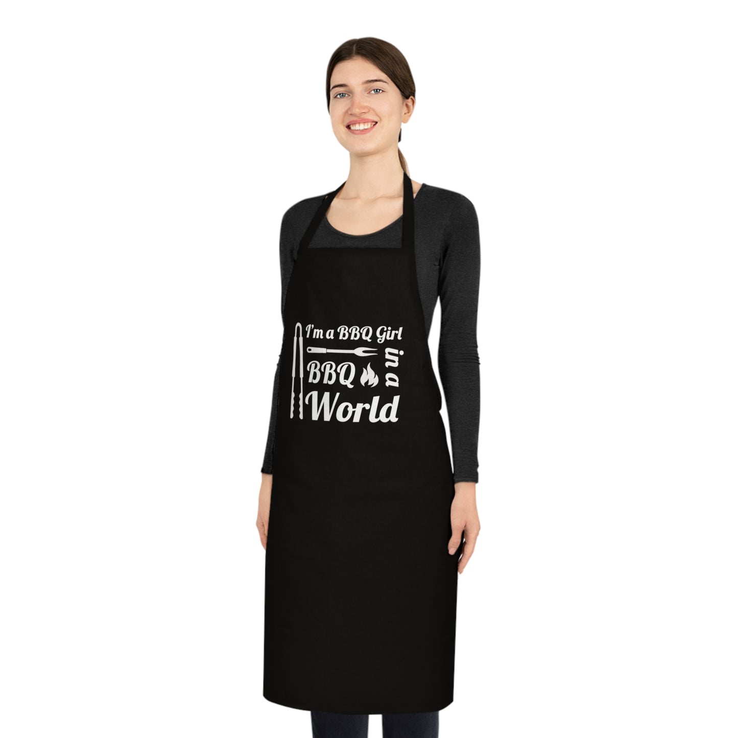 I'm A BBQ Girl in a BBQ World, Cotton Apron