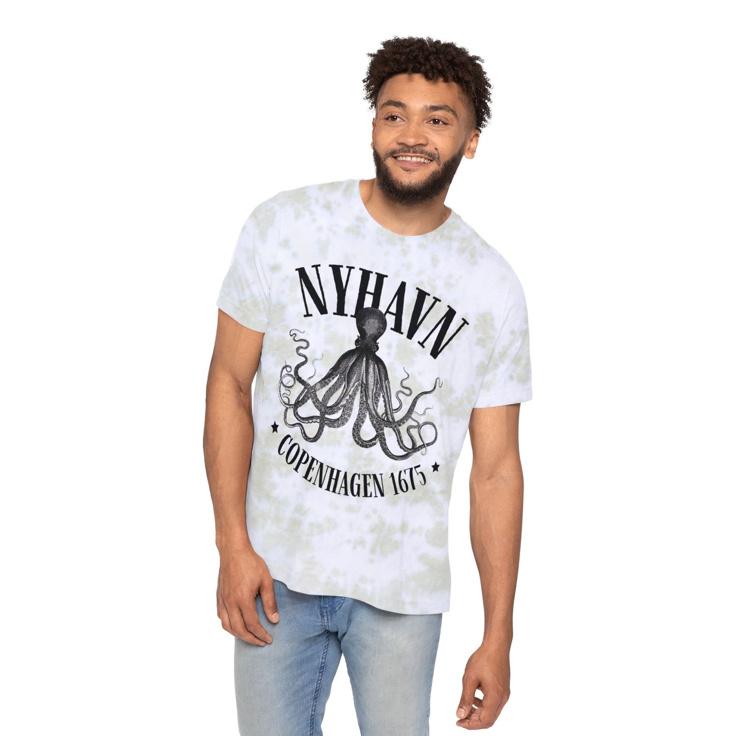 Copenhagen Unisex FWD Fashion Tie-Dyed T-Shirt