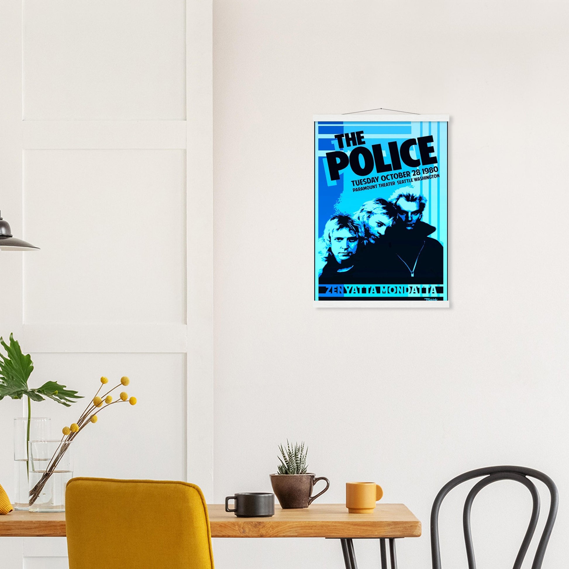 The Police Vintage Poster Reprint on Premium Matte Paper - Posterify