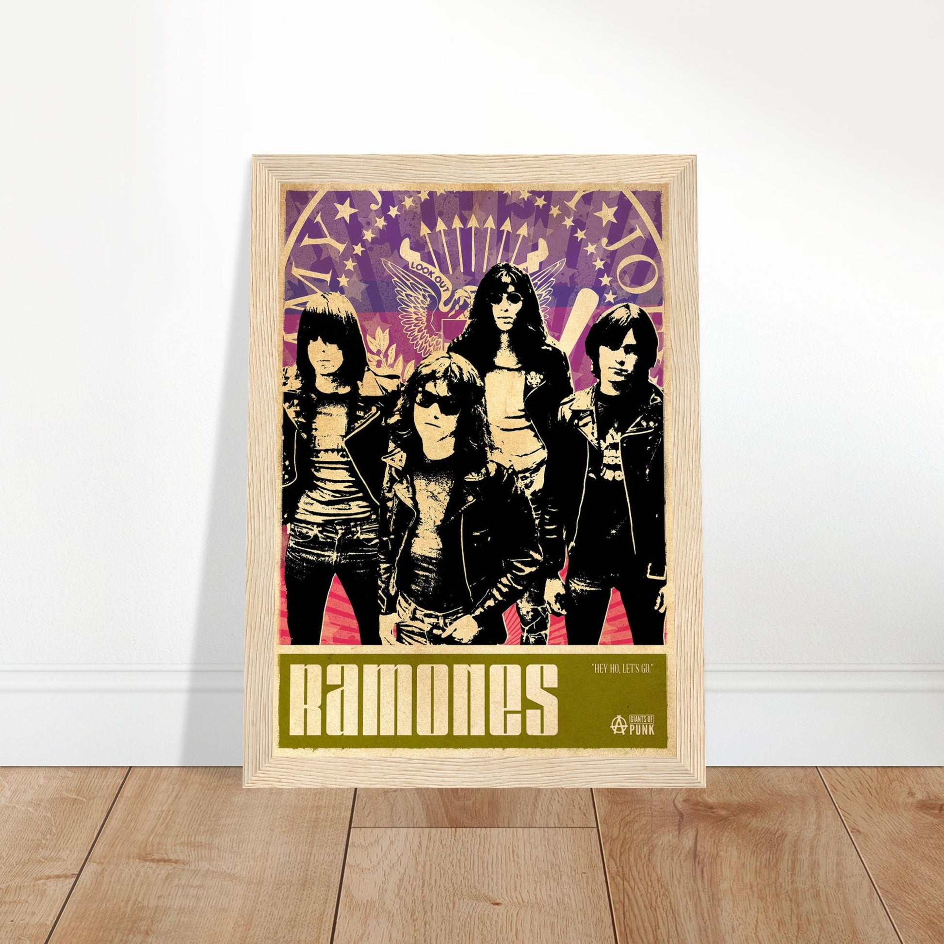 Ramones Vintage Poster reprint on Premium Poster Matte Paper - Posterify