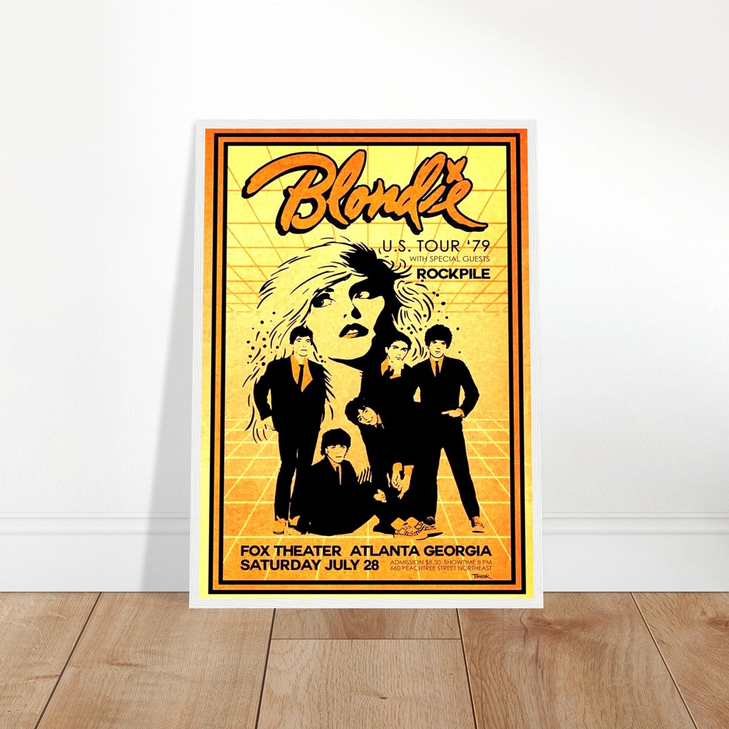 Blondie Vintage Poster Reprint on Premium Matte Paper - Posterify