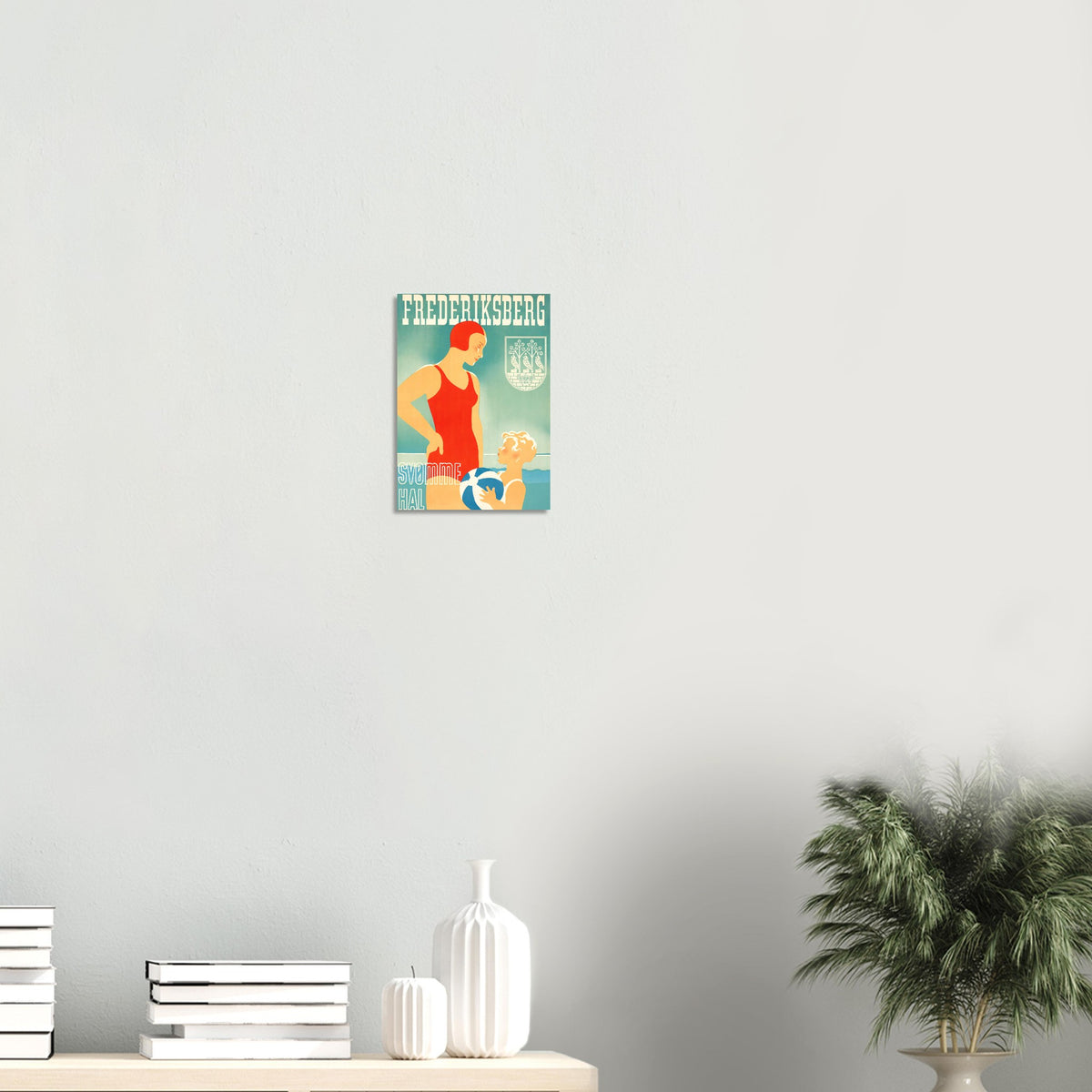 Frederiksberg Vintage Poster Reprint on Premium matte paper - Posterify